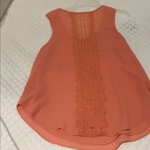 Japna Pink lace back top